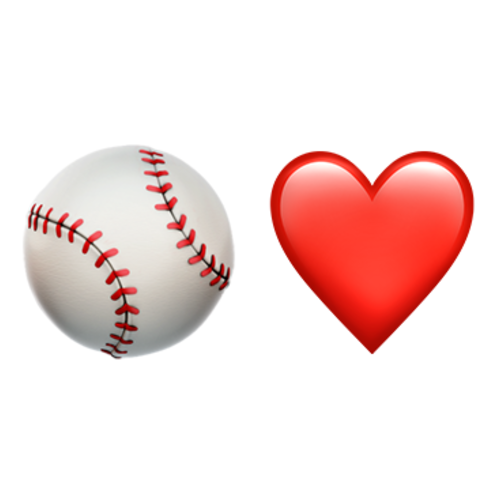 ⚾❤ Emoji Domain iOS rendering